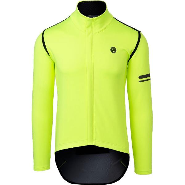 AGU Rain Jersey Fietsshirt Lange Mouwen Performance Heren - Geel - [XL]