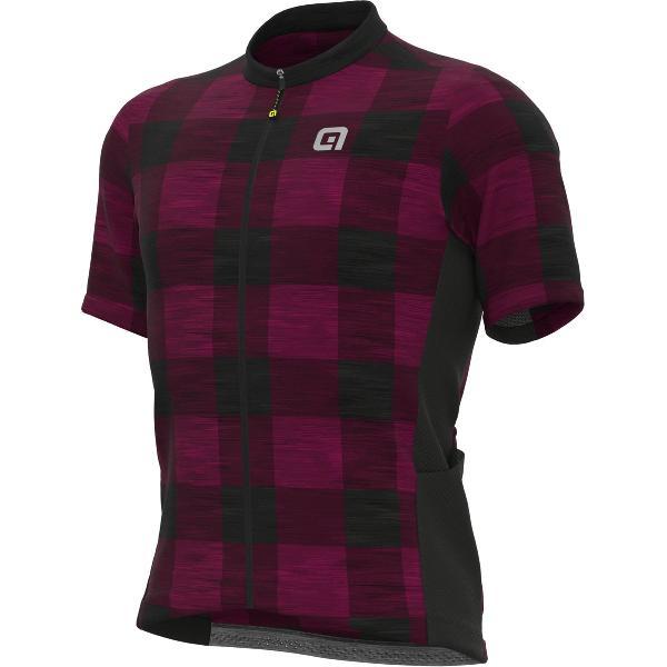 Ale Fietsshirt Korte Mouwen Off-Road Gravel Scottish - Rood - XXL - Valt klein