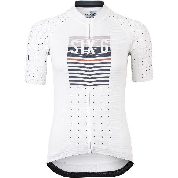 AGU Classic Fietsshirt III SIX6 Dames - Wit - XL