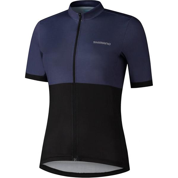 Shimano Fietsshirt Korte Mouwen Element Dames Navy Blauw-L