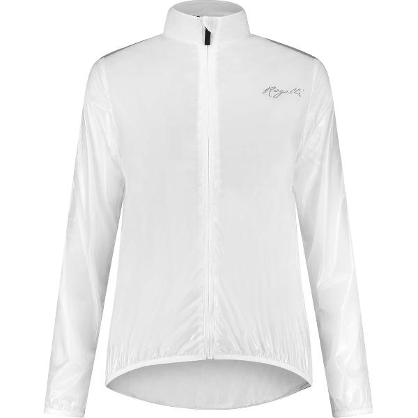 Rogelli Emergency Regenjas - Fietsregenjack - Dames - Wit - Maat L