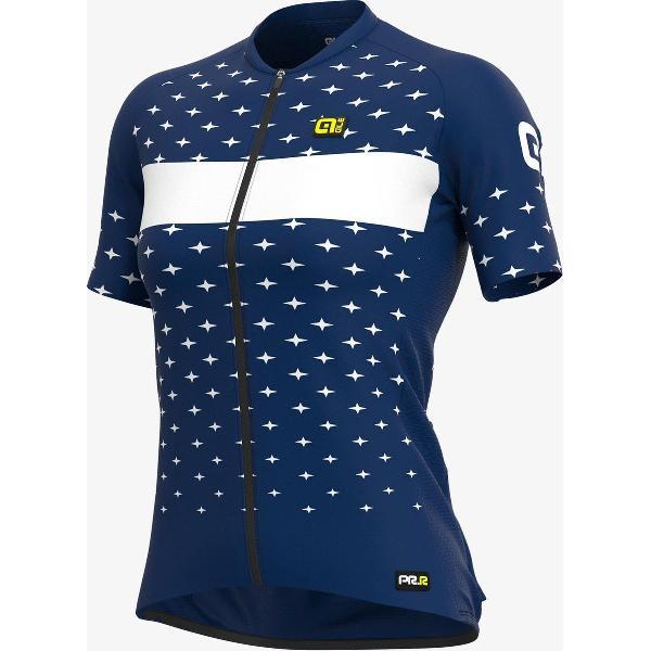 Ale Dames Fietsshirt Korte Mouwen Graphics PRR Stars - WitBlauw - XXXL - Valt klein