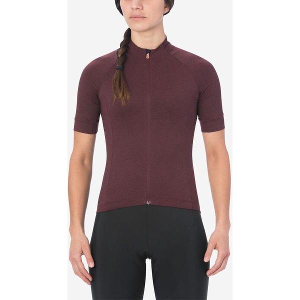 Giro Women's New Road Fietsshirt Ox Blood Heather XL