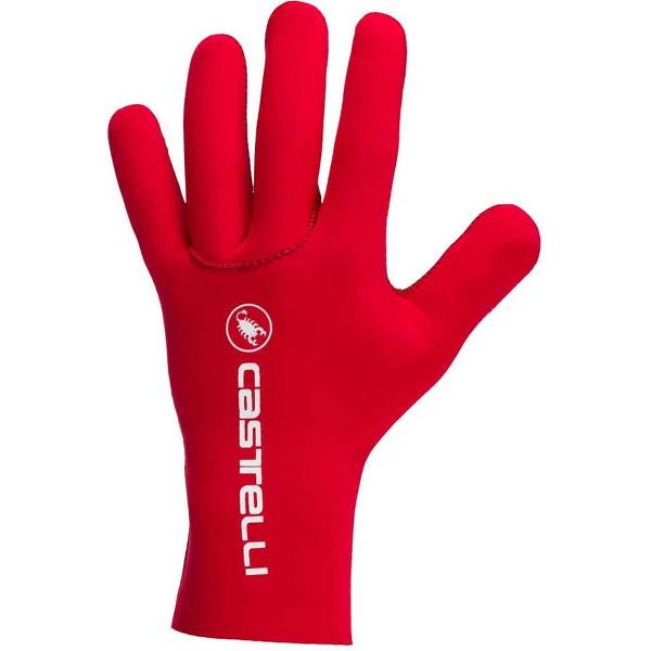 CASTELLI Diluvio Lange Handschoenen Heren - Red - S/M