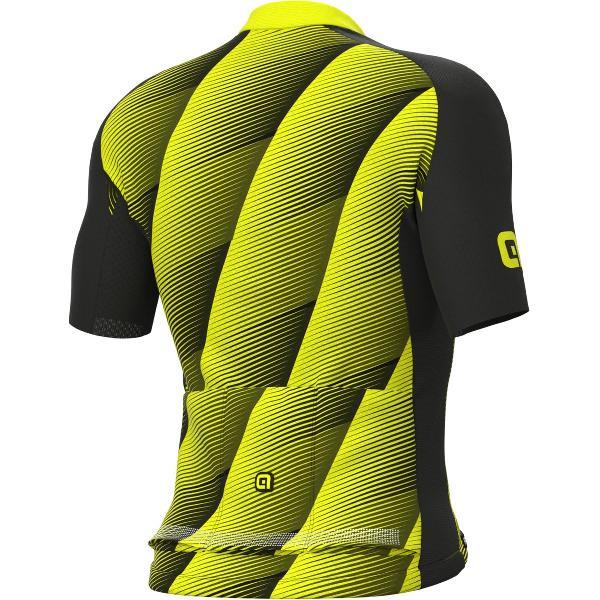 Ale Fietsshirt Korte Mouwen Graphics PRR Square - Zwart - XL - Valt klein