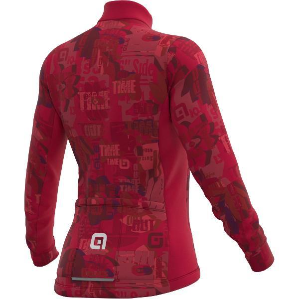 Ale Dames Fietsshirt Lange Mouwen Solid Break - Zwart - XL - Valt klein