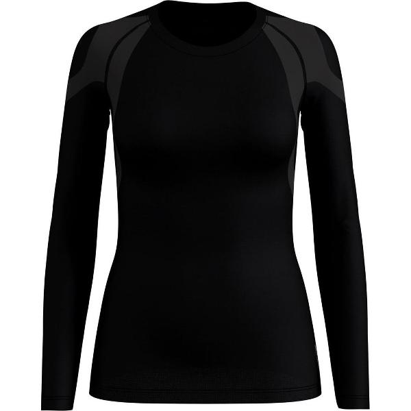 Odlo Shirt Ronde Hals Lange Mouwen ACTIVE SPINE LIGHT ZWART - Maat XS