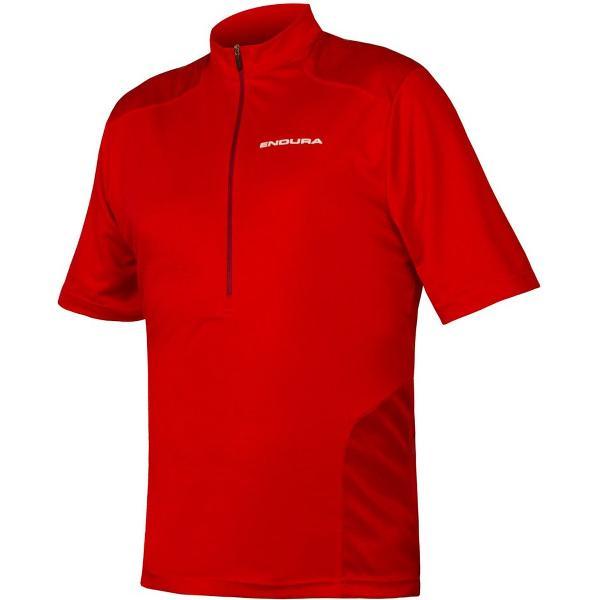 Endura Hummvee Jersey Met Korte Mouwen Rood S Man