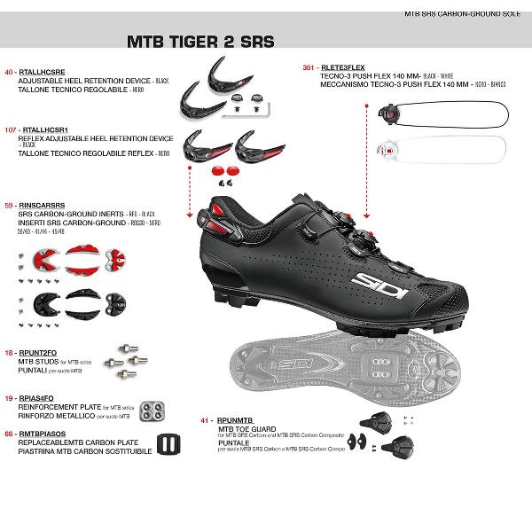 Sidi MTB Tiger 2 Shoes Men, grijs Schoenmaat EU 48