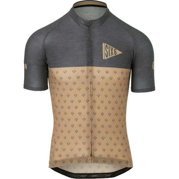 AGU Merino Fietsshirt IV SIX6 Heren - Bruin - XXXL