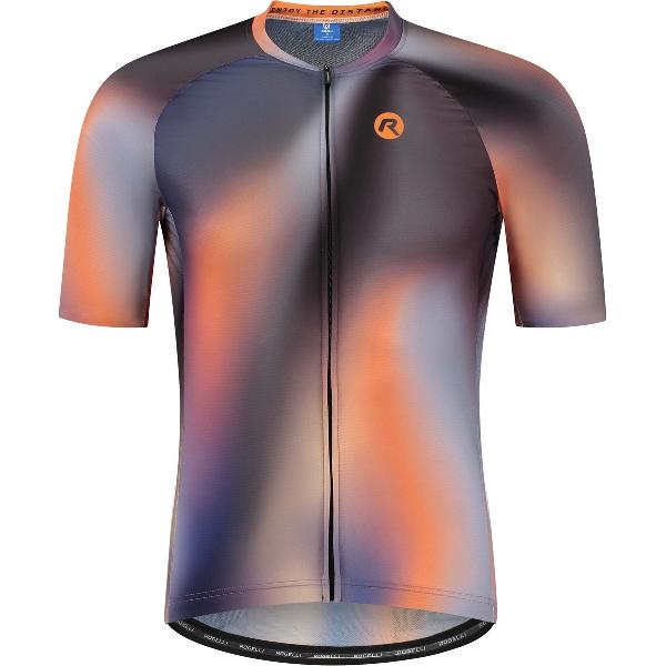 Rogelli Halo Fietsshirt - Korte Mouwen - Heren - Oranje - Maat L