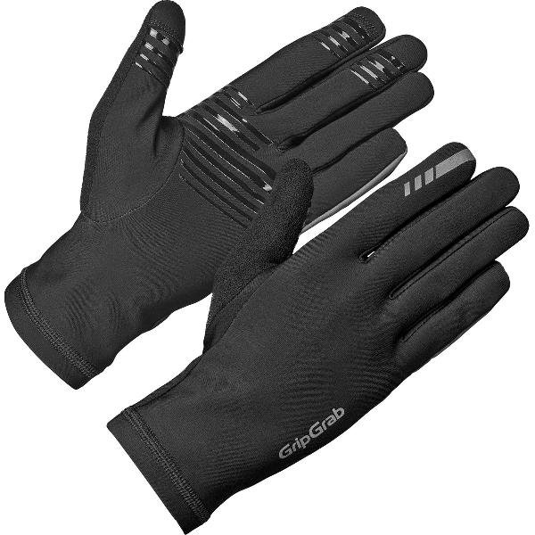 GripGrab - Insulator 2 Lente Herfst Fietshandschoenen Lange Vinger - Zwart - Unisex - Maat XXL