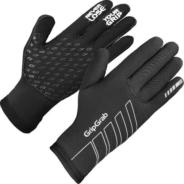 GripGrab - Neoprene Nat Weer Regen Fietshandschoenen - Zwart - Unisex - Maat L