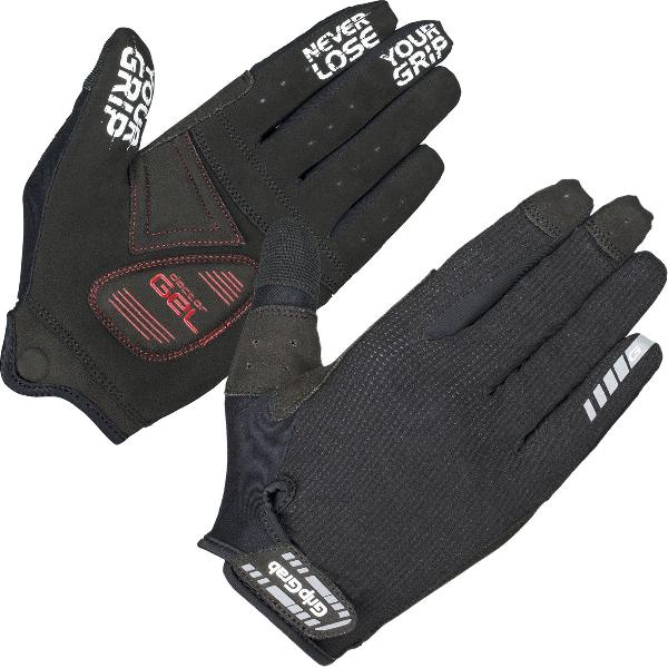 GripGrab - SuperGel XC Padded Lange Vinger Zomer MTB Fietshandschoenen - Zwart - Unisex - Maat M