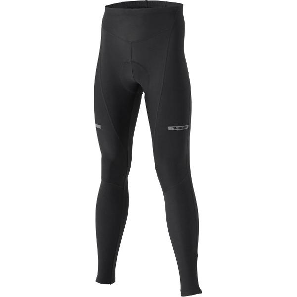 Shimano Performance Winter Fietstight Heren Fietsbroek - Maat XL - Mannen - zwart