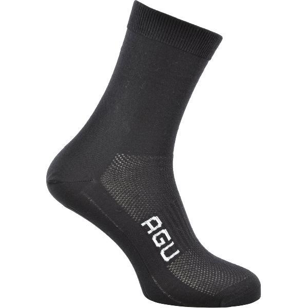 AGU Merino Fietssokken Essential - Zwart - S/M - 1 Paar