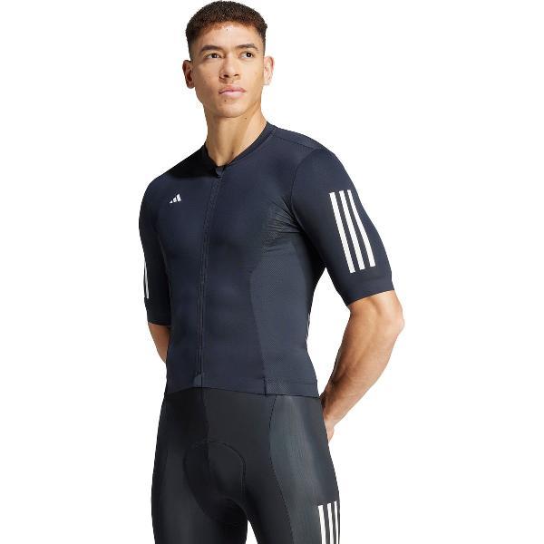 adidas Performance Tempo 3-Stripes Wielrenshirt - Heren - Zwart- M