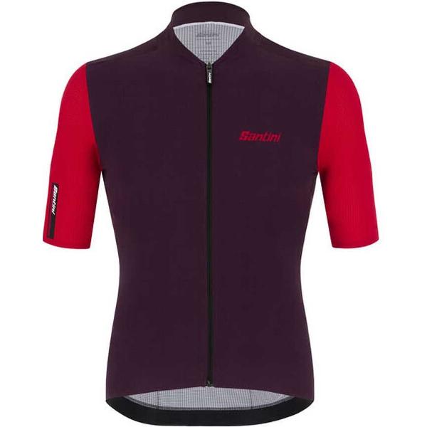 Santini Redux Vigor Jersey Met Korte Mouwen Rood XL Man