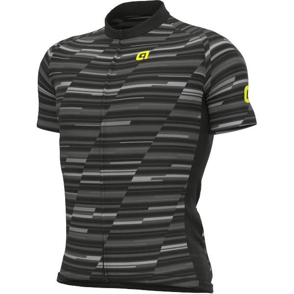 Ale Fietsshirt Korte Mouwen Solid Step - Zwart - XL - Valt klein