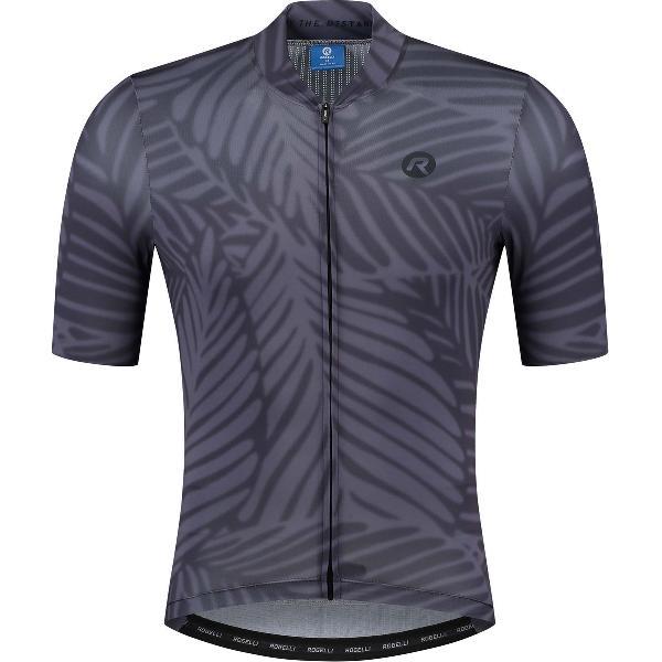 Rogelli Jungle Fietsshirt - Korte Mouwen - Heren - Grijs - Maat M