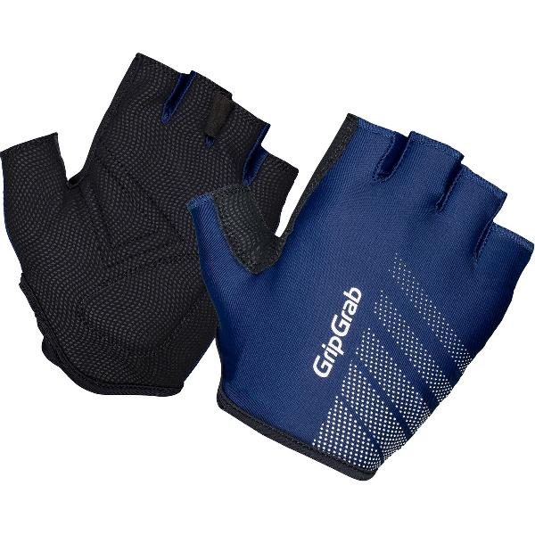 GripGrab - Ride Padded Korte Vinger Zomer Fietshandschoenen - Navy Blauw - Unisex - Maat XXL