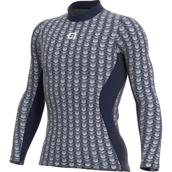 Ale Base Layer Lange Mouwen Cubes - Grijs - XS/S - Valt klein