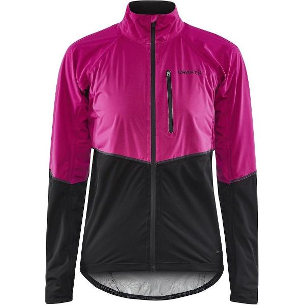 Craft Regenjack Dames Roze Zwart - ADV ENDUR HYDRO JKT W ROXO BLACK-XL