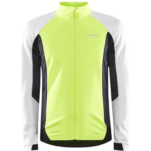 Craft Fietsjack Winter Heren Fluo Wit - ADV BIKE SUBZ LUMEN JACKET M FLUMINO ASH WHITE-XL