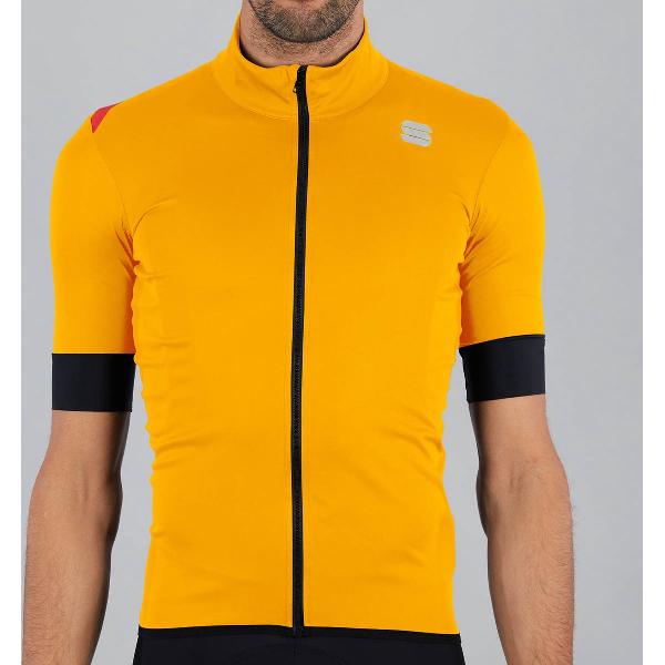 Sportful FIANDRE LIGHT NO RAIN fietsjas korte mouwen Yellow - Mannen - maat M