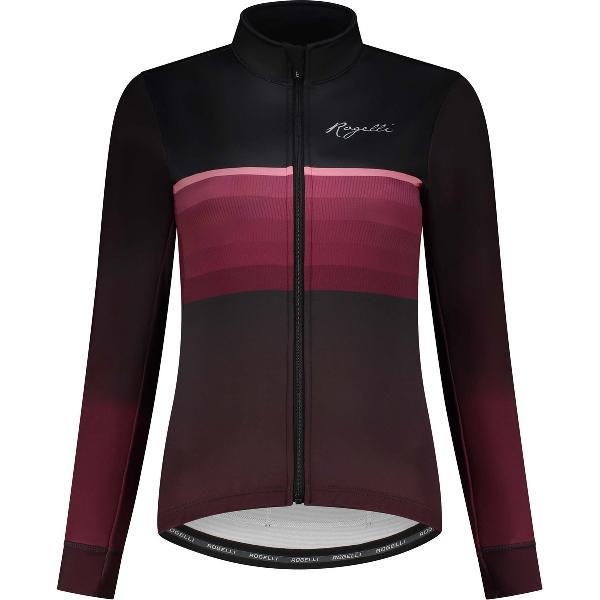 Rogelli Impress II Fietsjas - Winterjack Dames - Bordeaux, Coral - Maat L