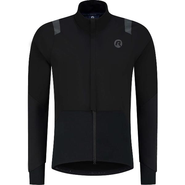 Rogelli Distance Fietsjas - Winterjack - Light Jacket Heren - Pro fit - Black - Maat 3XL