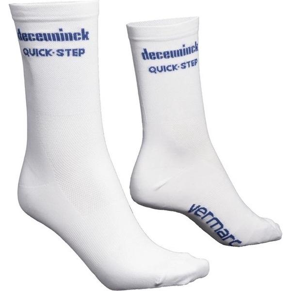 Vermarc Deceuninck Quick-Step 2021 Fietssokken Wit S-M