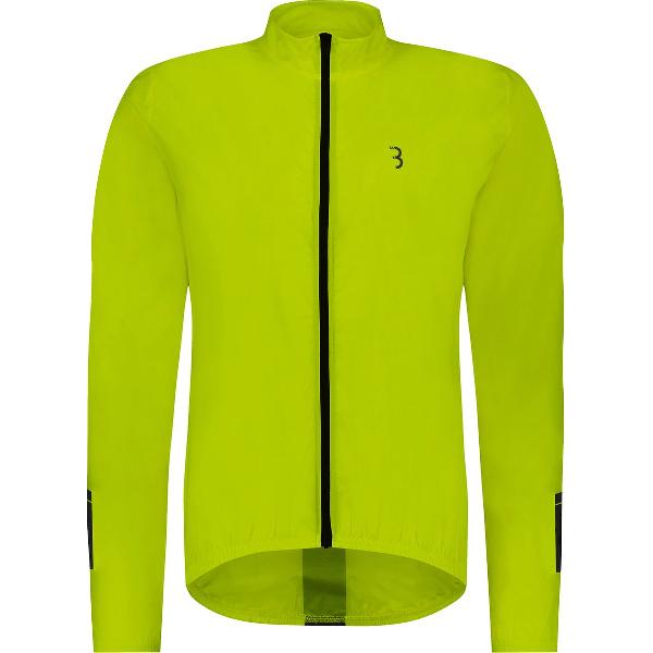 BBB Cycling BaseShield Regenjas Fiets - Wielren Fietsjack - Regenjack - Wind- en Waterafstotend - Neon Geel - Maat XXXL