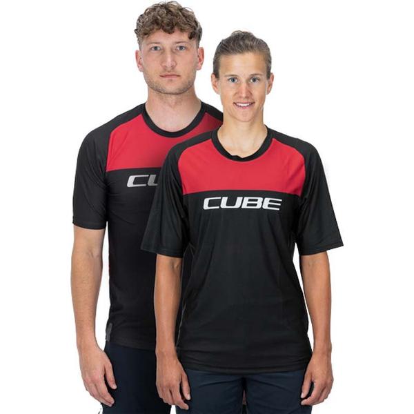 Cube Edge Enduro-trui Met Korte Mouwen Zwart S Man