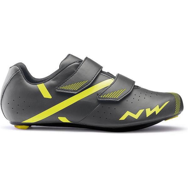 Northwave Jet 2 Race Fietsschoenen - Maat 44 - Unisex - Grijs/geel