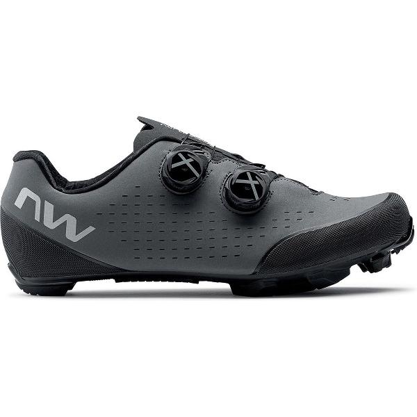 Northwave Rebel 3 Mountainbike Schoenen Fietsschoenen - Maat 42 - Unisex - grijs/zwart