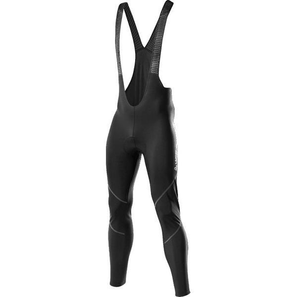 Loeffler fietsbroek lang M Bike Bib Tights Thermo Elastic voor heren - Zwart