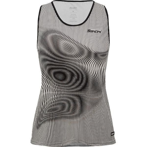 Santini Vortex - Top Woman ZWART - Maat XL