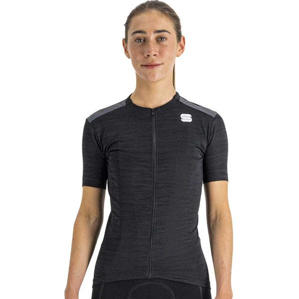 Sportful Supergiara Korte Mouwen Fietsshirt Zwart S Vrouw