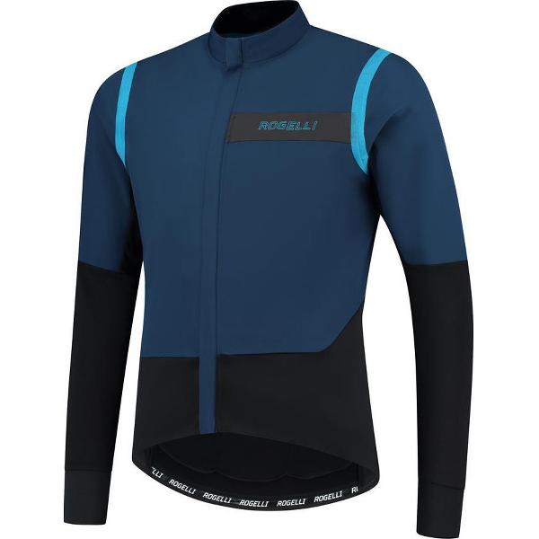 Rogelli Infinite Winterjack - Fietsjack Lightjack - Heren - Blauw/Zwart - Maat L