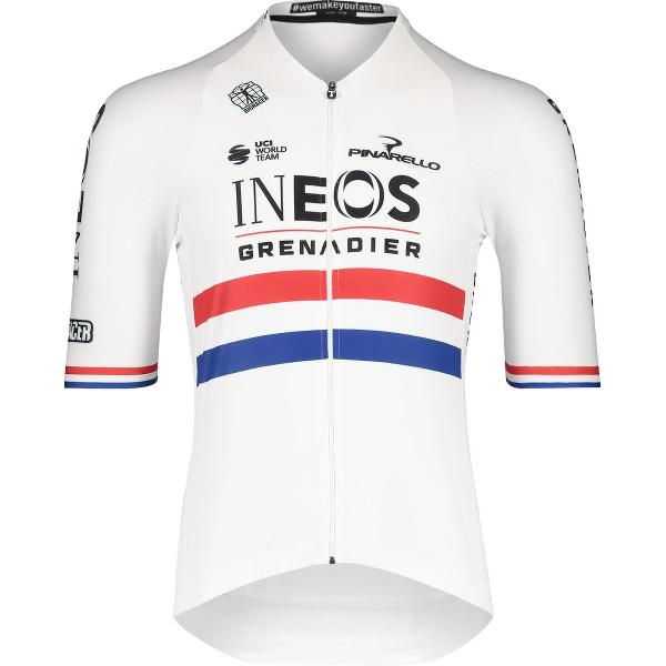 Ineos Grenadiers Bioracer Icon Kampioen Great Britain Fietsshirt Korte Mouw Heren Maat XL