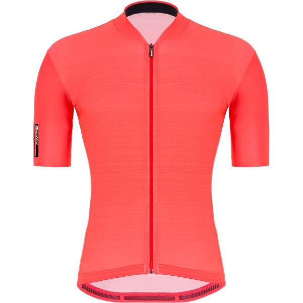 Santini Fietsshirt Korte mouwen Oranje Heren - Color S/S Jersey Granatina Orange - L