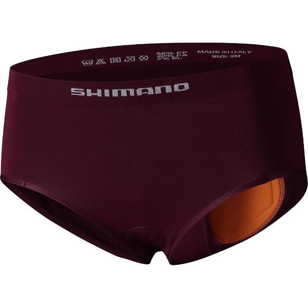 SHIMANO VERTEX Fietsonderbroek met zeem dames paars-L/XL