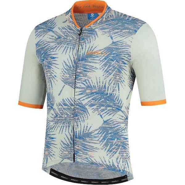 Rogelli Nature Fietsshirt - Korte Mouwen - Heren - Zand, Oranje - Maat XL