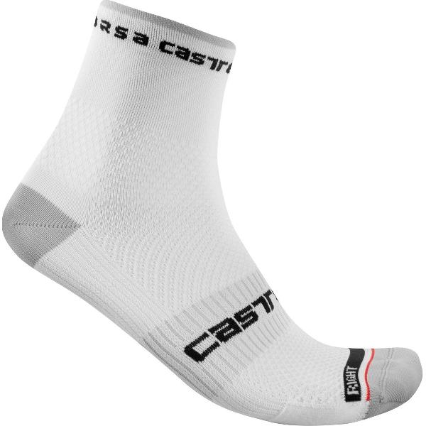 Castelli Fietssokken - Maat 44-47 - Mannen - wit/zwart