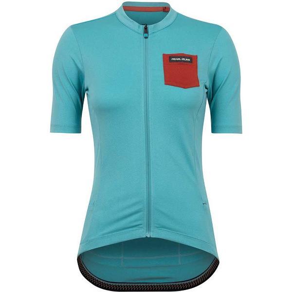 Pearl Izumi Expedition Jersey Met Korte Mouwen Blauw XS Vrouw