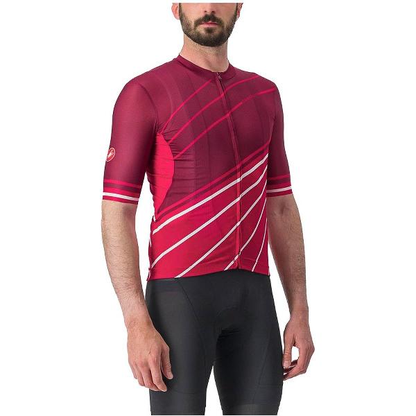 Castelli Speed Strada Jersey Met Korte Mouwen Rood M Man