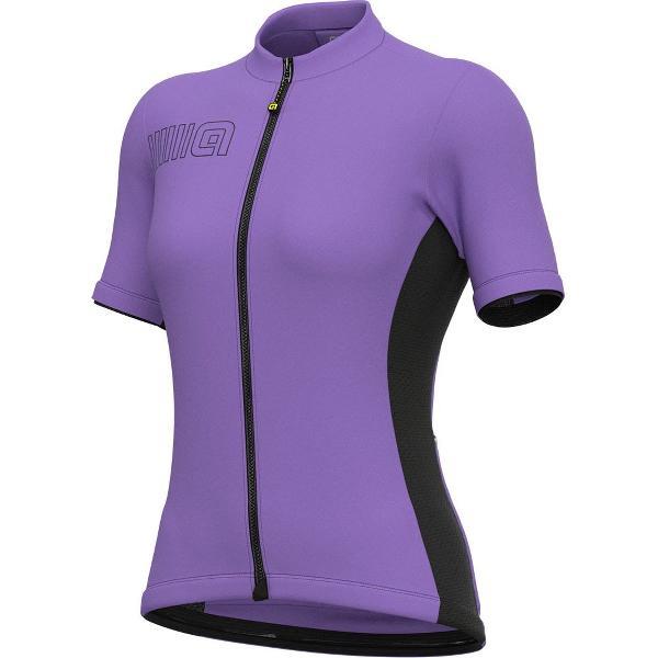 Ale Color Block Korte Mouwen Fietsshirt Paars L Vrouw