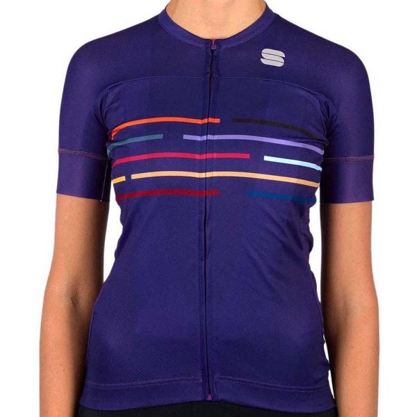 Sportful VELODROME Fietsshirt Korte Mouwen Dames Violet - Vrouwen - maat M