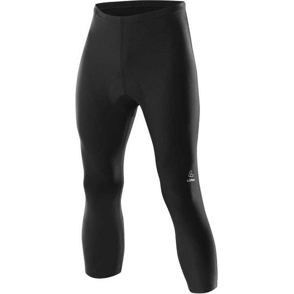 Löffler Fietsbroek 3/4 Heren Polyamide/elastaan Zwart Mt 48